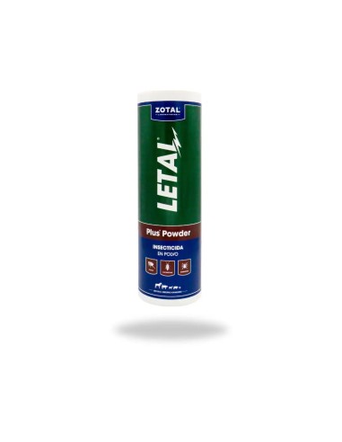 Insecticida en polvo ZOTAL LETAL PLUS PWD talquera de 325 gr.